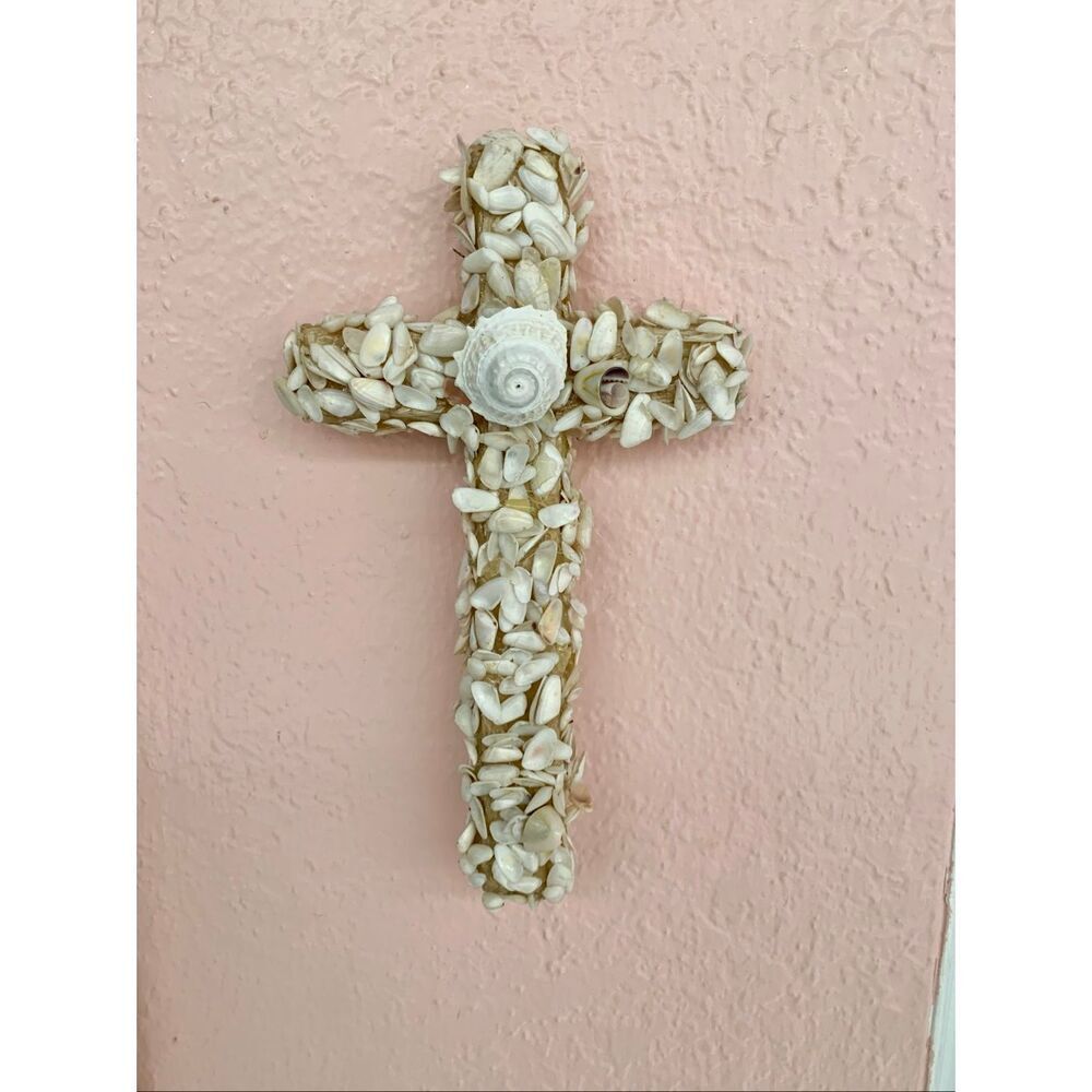 Cross Handmade with Shells #fairh